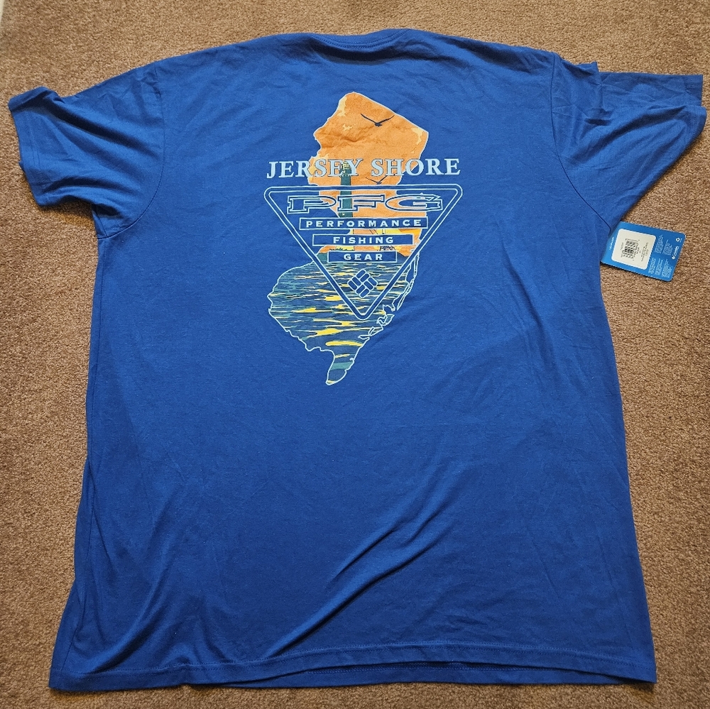 NWT Columbia Jersey Shore PFG Shirt XXL